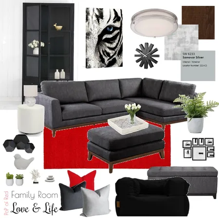 PoP of Red - Family Room Interior Design Mood Board by brianna-mcdonald on Style Sourcebook