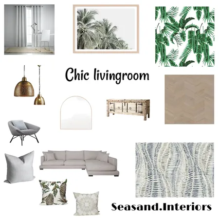 Chic living room Interior Design Mood Board by Seasand.interiors on Style Sourcebook