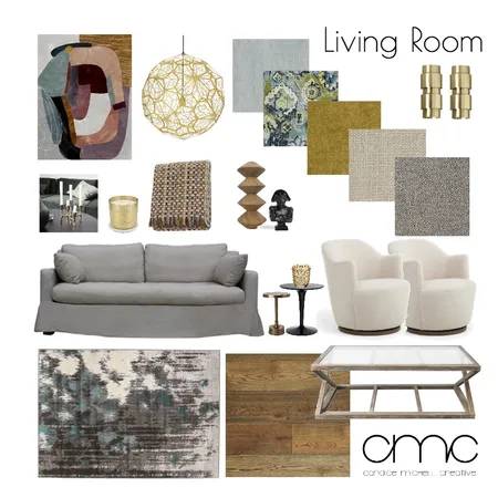 IDI Living Room Interior Design Mood Board by Candice Michell Creative on Style Sourcebook