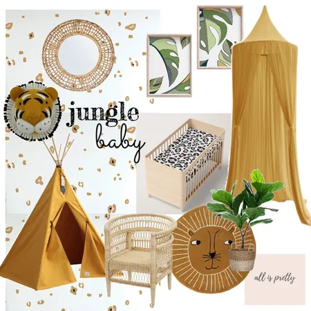 jungle baby room Interior Design Mood Board by Kristina on Style Sourcebook