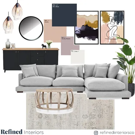 Living Room 03 Interior Design Mood Board by RefinedInteriors on Style Sourcebook