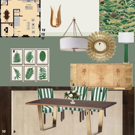 Dining Room Module 9 Interior Design Mood Board by apbrazill18 on Style Sourcebook