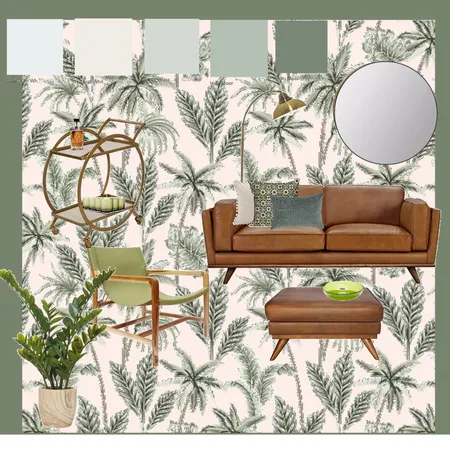 Monochromatic scheme green Interior Design Mood Board by pola-smith on Style Sourcebook