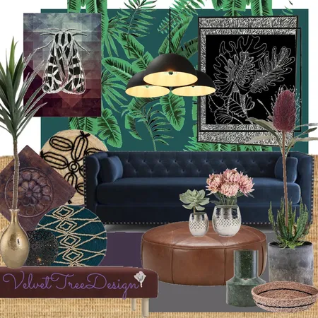 Velvet Lounging Interior Design Mood Board by Velvet Tree Design on Style Sourcebook