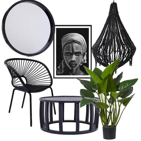 Black Accessories Interior Design Mood Board by Elle.A on Style Sourcebook