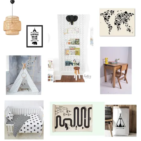 Toddler Bedroom Interior Design Mood Board by Bluebell Revival on Style Sourcebook