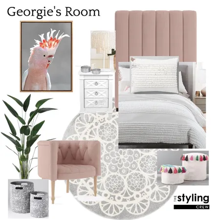 Georgie's Bedroom Moodboard Interior Design Mood Board by JodiG on Style Sourcebook
