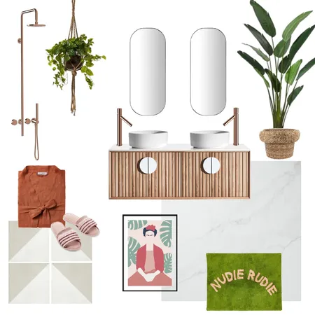 Rose Gold Bathroom Interior Design Mood Board by Eliza Grace Interiors on Style Sourcebook