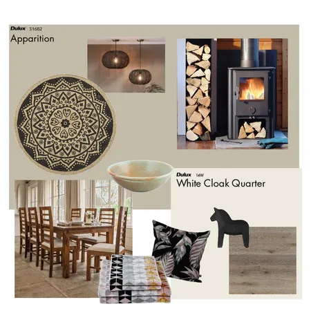 Mood Board Dining Room MONOCHROMATIC Interior Design Mood Board by Earthmagick on Style Sourcebook