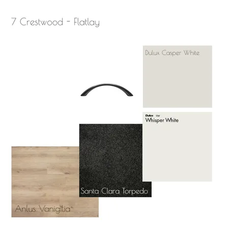 7 Crestwood Flatlay Interior Design Mood Board by Bronwyn on Style Sourcebook