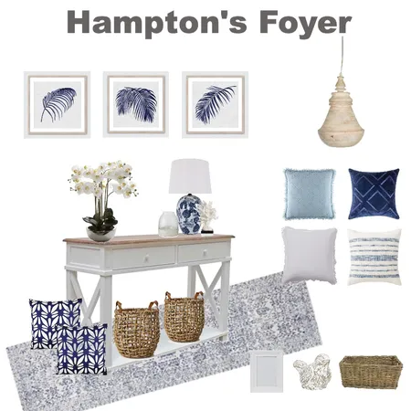 Hampton's Foyer Interior Design Mood Board by My Interior Stylist on Style Sourcebook