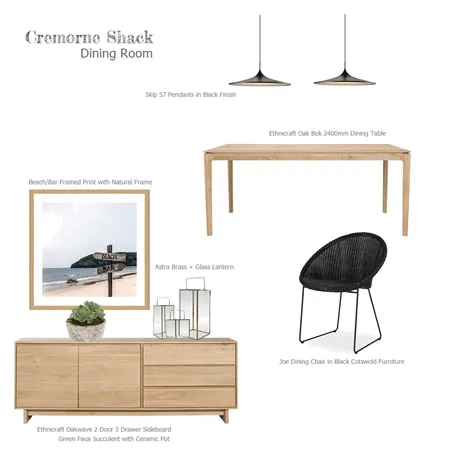 Cremorne Shack Dining Room Interior Design Mood Board by decodesign on Style Sourcebook