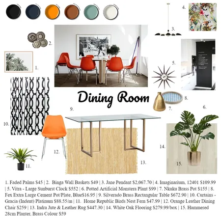 Dining Room Interior Design Mood Board by Julzp on Style Sourcebook