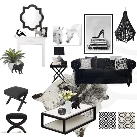 Black and White Mood Board Interior Design Mood Board by My Interior Stylist on Style Sourcebook