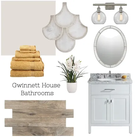 Gwinnett House Bathroom Interior Design Mood Board by alyssaig on Style Sourcebook