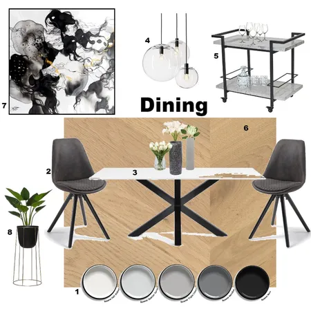 Dining Interior Design Mood Board by laurelle on Style Sourcebook