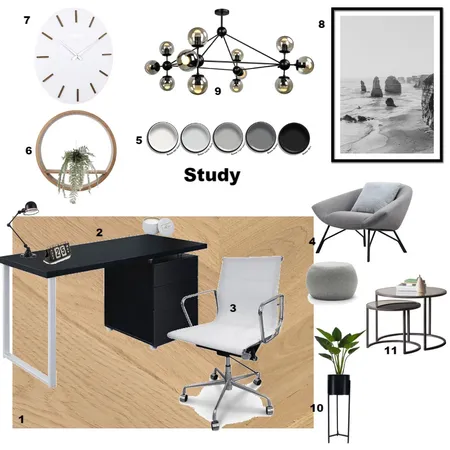 Study Interior Design Mood Board by laurelle on Style Sourcebook