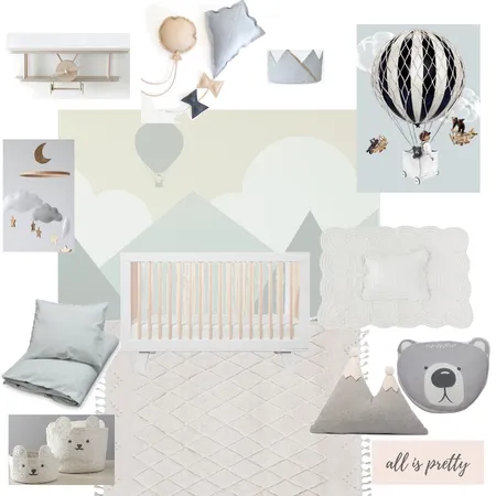 Jared baby nursery Interior Design Mood Board by Kristina on Style Sourcebook