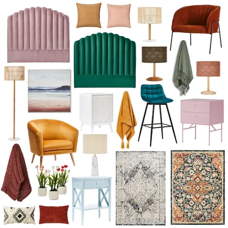 Adairs colour Interior Design Mood Board by Thediydecorator on Style Sourcebook