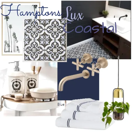Hamptons Coastal Bathroom Interior Design Mood Board by Jadeos on Style Sourcebook