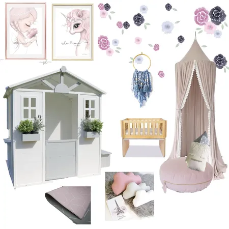 Girls Play Room Interior Design Mood Board by Reflective Styling on Style Sourcebook