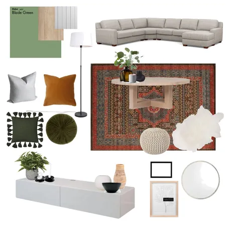A3 Cool to Warm Interior Design Mood Board by VickyW on Style Sourcebook