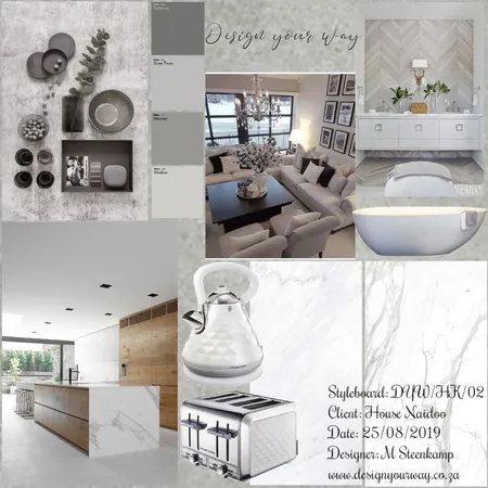 House Naidoo (Cool Tone) Interior Design Mood Board by Mariska Steenkamp on Style Sourcebook