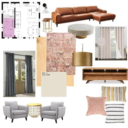 MOD 9 - Living Room Interior Design Mood Board by COLLEEN on Style Sourcebook