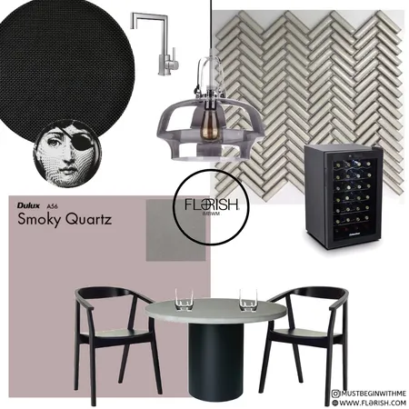 SMOKEY QUARTZ BEIGE BLACK KITCHEN Interior Design Mood Board by FLƏRISH on Style Sourcebook