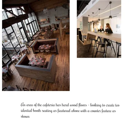 Advantage Place Cafeteria - Hard wood Floor Area Interior Design Mood Board by Abby on Style Sourcebook