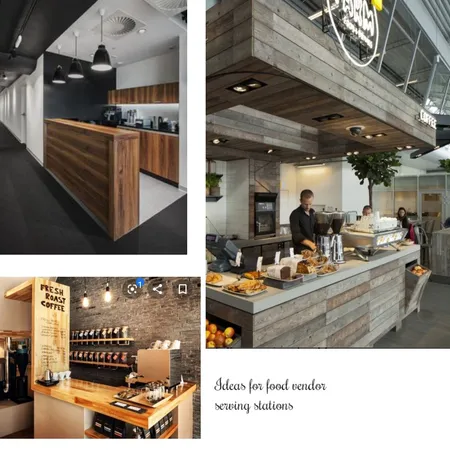 Advantage Place Cafeteria - Food Vendor Serving Stations Interior Design Mood Board by Abby on Style Sourcebook