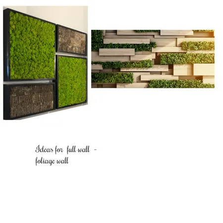 Advantage Place Cafeteria - Full Wall Foliage Wall Interior Design Mood Board by Abby on Style Sourcebook