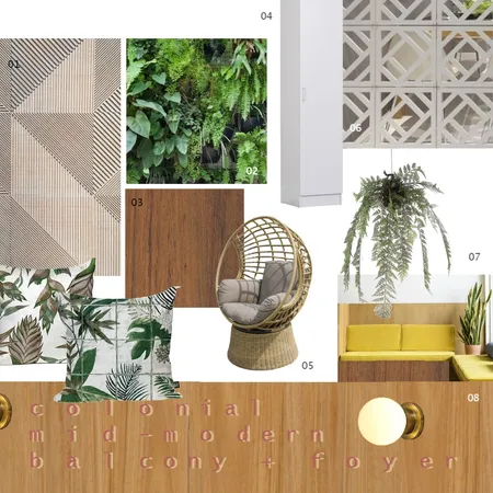 balcony &amp; foyer Interior Design Mood Board by llanlan91 on Style Sourcebook