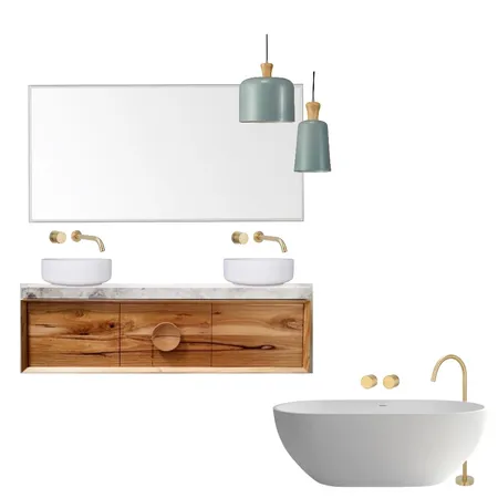 Main Bathroom Interior Design Mood Board by Ellens.edit on Style Sourcebook