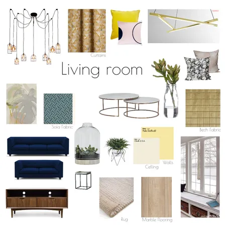 Living room Interior Design Mood Board by Roxana on Style Sourcebook