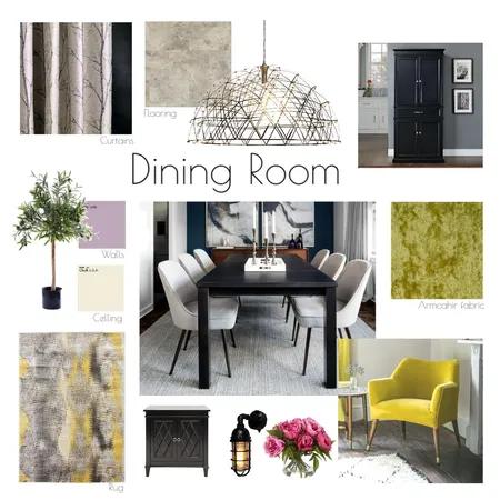 dining Interior Design Mood Board by Roxana on Style Sourcebook