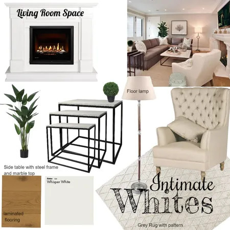 Intimate Whites Interior Design Mood Board by Chenevds96 on Style Sourcebook