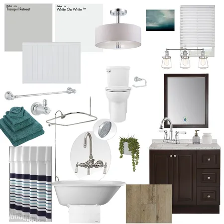 Class - Client Bathroom Interior Design Mood Board by mfye on Style Sourcebook