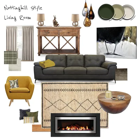Living Room Interior Design Mood Board by SueComber on Style Sourcebook