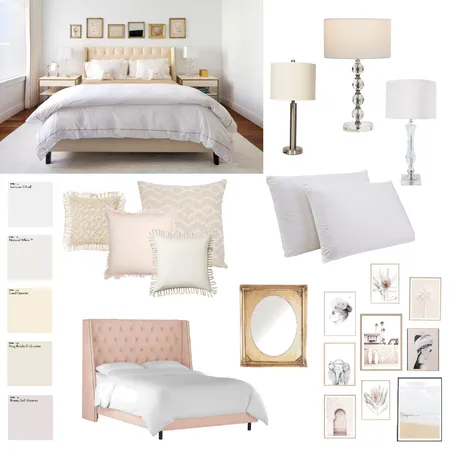 Dreamy Bedroom Interior Design Mood Board by CharlieBe on Style Sourcebook