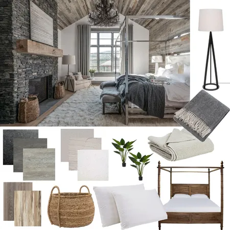 Moody bedroom Interior Design Mood Board by CharlieBe on Style Sourcebook