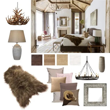 Fur and Wood Interior Design Mood Board by CharlieBe on Style Sourcebook