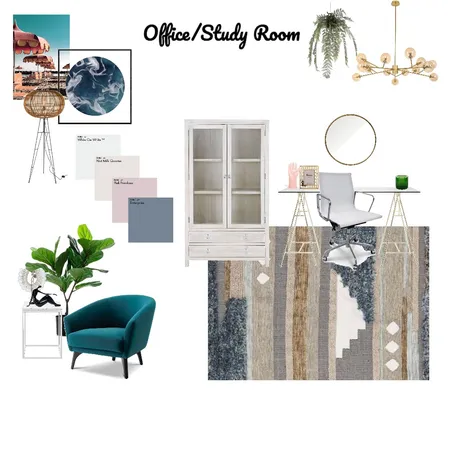 Office/ Study Room Interior Design Mood Board by Justinluis_5794 on Style Sourcebook
