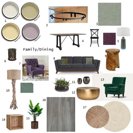 Family/Dining Interior Design Mood Board by kirstylee on Style Sourcebook