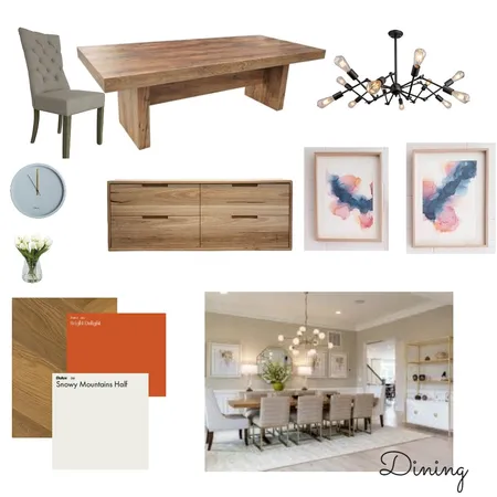 Module 9 Dining Interior Design Mood Board by emmacomley on Style Sourcebook