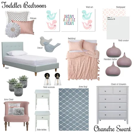 Toddler bedroom Interior Design Mood Board by ChandreSwart on Style Sourcebook