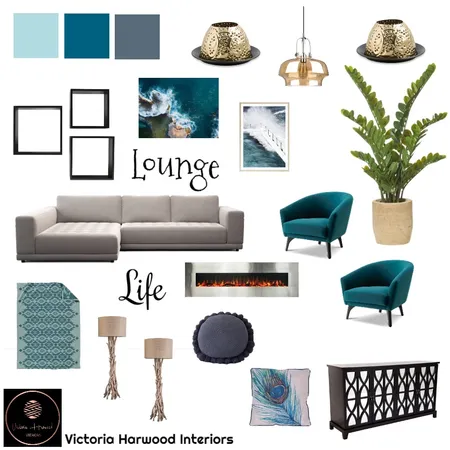 Lounge Life Interior Design Mood Board by Victoria Harwood Interiors on Style Sourcebook