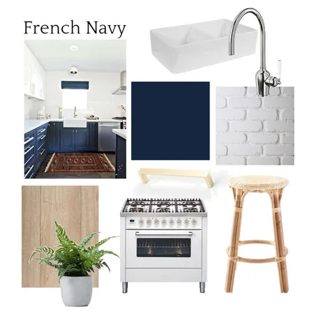 french navy Interior Design Mood Board by Eliza Nugent on Style Sourcebook