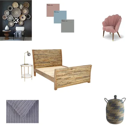 Cultured Bedroom Interior Design Mood Board by Bluebell Revival on Style Sourcebook