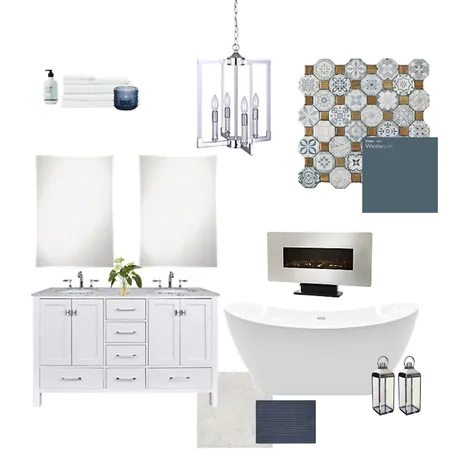 bathroom remodel Interior Design Mood Board by Meyer Studio Designs on Style Sourcebook